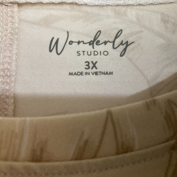 Wonderly Studio Tan Top 3X - Picture 4 of 5